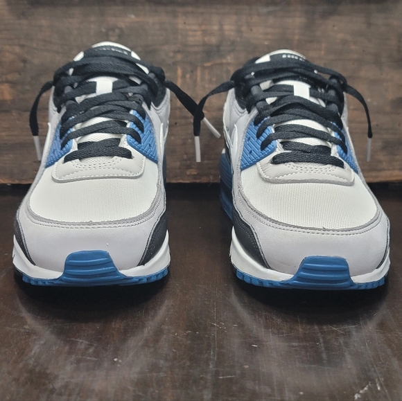 Nike Air Max 90 "Black Teal Blue" (Industrial Blue) Mens 10 New. Ships Today - Picture 3 of 12